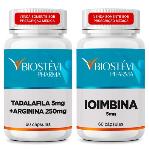 2401 - Kit Tadalafila com Arginina + Ioimbine